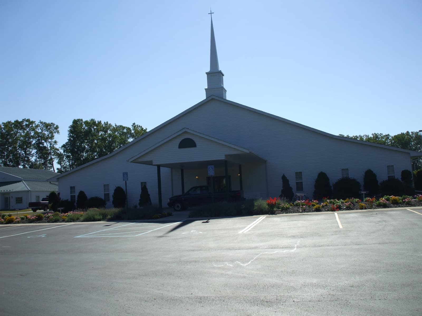 The Willis Baptist Church building on Bunton Road.